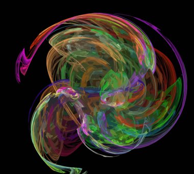 Dijital illüstrasyon vektör çizim