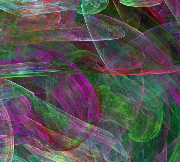 Siyah Renk Üzerine Bir Dijital Fraktal Resmi