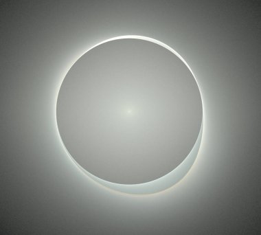 Siyah Renk Üzerine Bir Dijital Fraktal Resmi