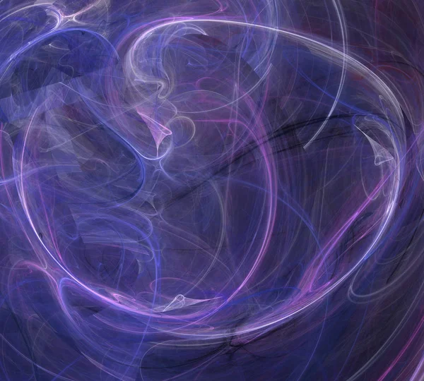 Siyah Renk Üzerine Bir Dijital Fraktal Resmi