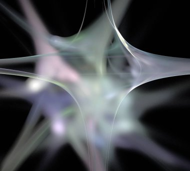 Siyah Renk Üzerine Bir Dijital Fraktal Resmi