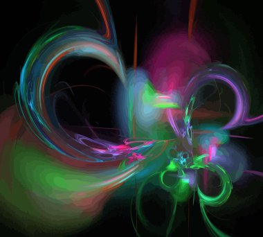 Dijital illüstrasyon vektör çizim