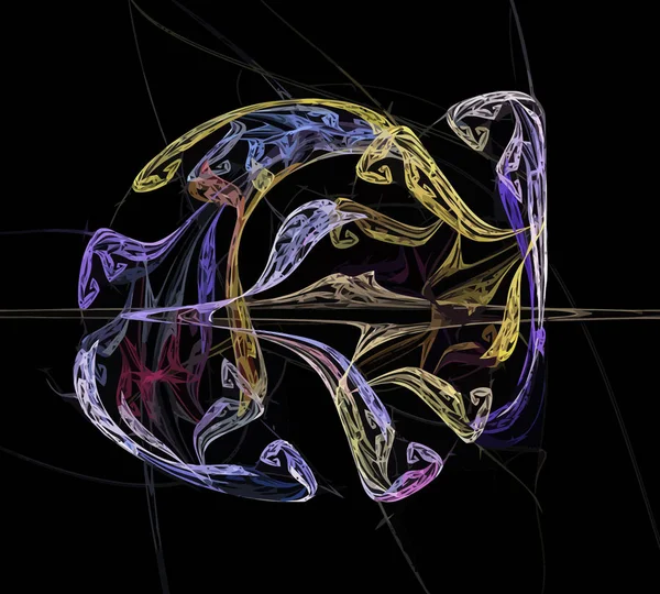 Illustration Vectorielle Fractale Numérique — Image vectorielle