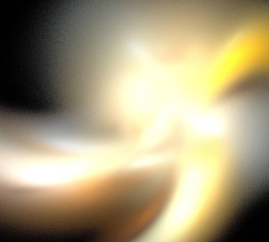 Siyah Renk Üzerine Bir Dijital Fraktal Resmi