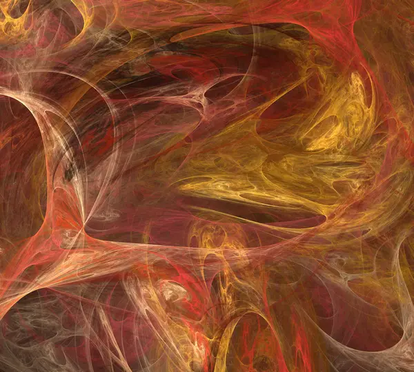 Siyah Renk Üzerine Bir Dijital Fraktal Resmi