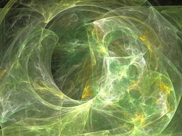 Siyah Renk Üzerine Bir Dijital Fraktal Resmi