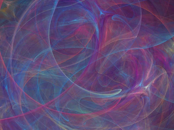 Siyah Renk Üzerine Bir Dijital Fraktal Resmi