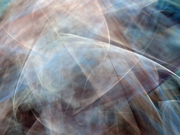 Siyah Renk Üzerine Bir Dijital Fraktal Resmi