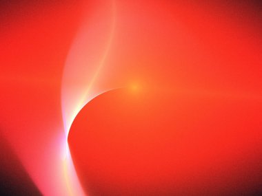 Siyah Renk Üzerine Bir Dijital Fraktal Resmi