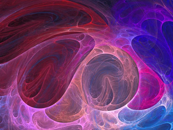 Siyah Renk Üzerine Bir Dijital Fraktal Resmi