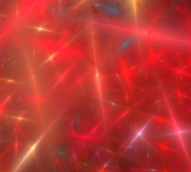 Siyah Renk Üzerine Bir Dijital Fraktal Resmi