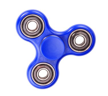 mavi plastik oyuncak beyaz arkaplanda gün içinde izole