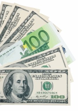 Amerikan Doları yüz banknot vektör