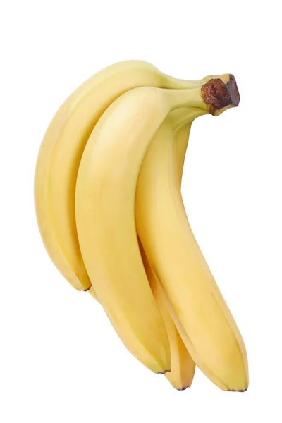 Sok Sárga Banán Elszigetelt Száraz Napsütéses Napon — Stock Fotó