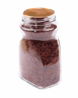 hazır kahve vektör kavanoz