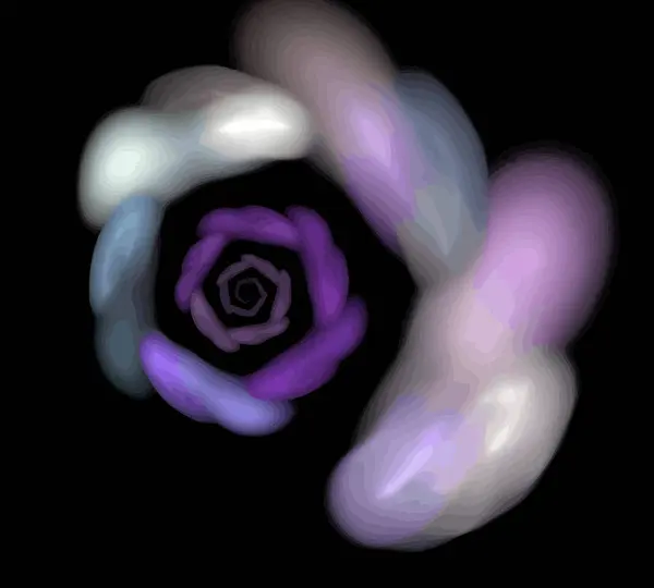 Image d'une fracture numérique sur couleur noire — Photo