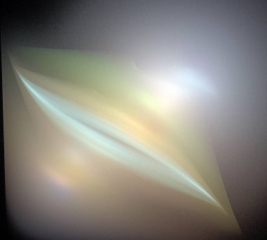 Siyah Renk Üzerine Bir Dijital Fraktal Resmi