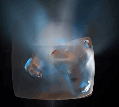 Dijital illüstrasyon vektör çizim