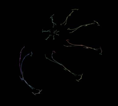 Dijital illüstrasyon vektör çizim