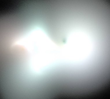 Siyah Renk Üzerine Bir Dijital Fraktal Resmi