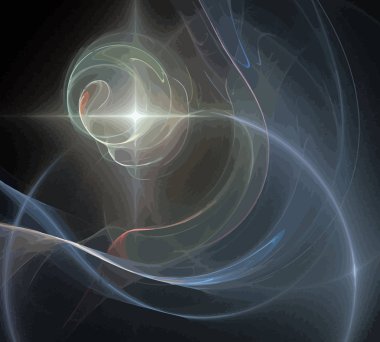 Dijital illüstrasyon vektör çizim