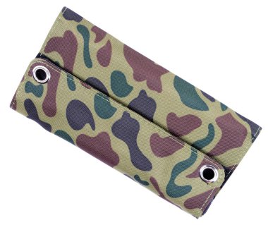 askeri çanta izole gün