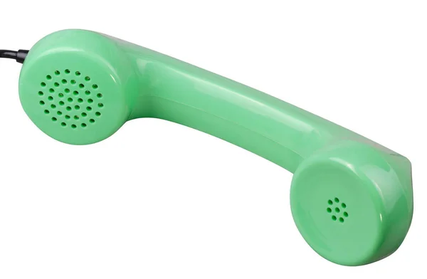 Telefone Rotativo Verde Velho — Fotografia de Stock