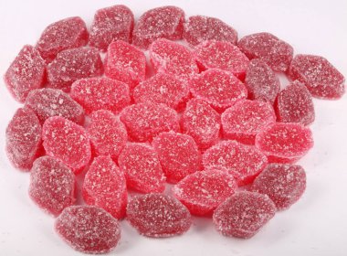 pembe meyve jöle gün