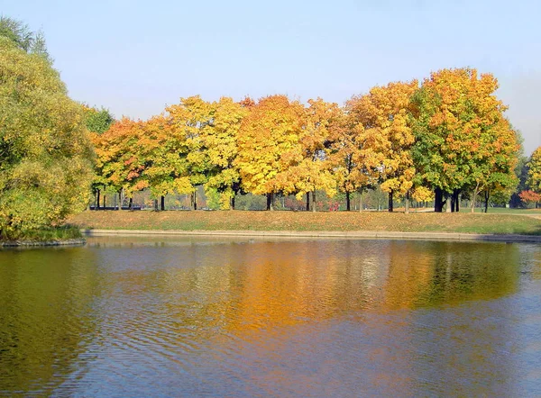 Autumn City Park October — Stock Photo, Image