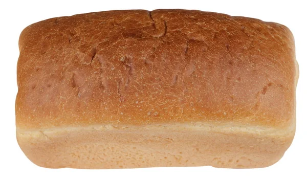 Пшеничный Хлеб Белом Фоне — стоковое фото