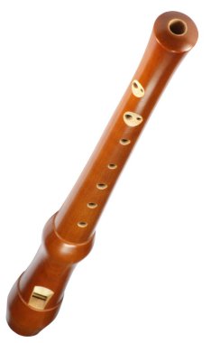 ahşap kaydedici üzerinde beyaz izole