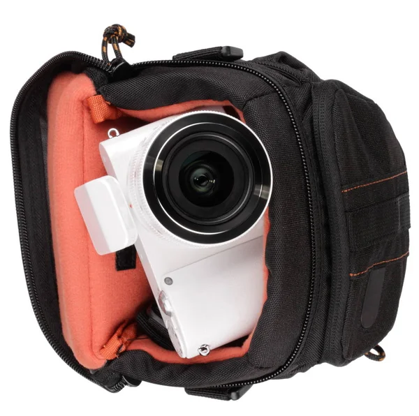 White Photo Camera Case Isolated — Stock Photo, Image