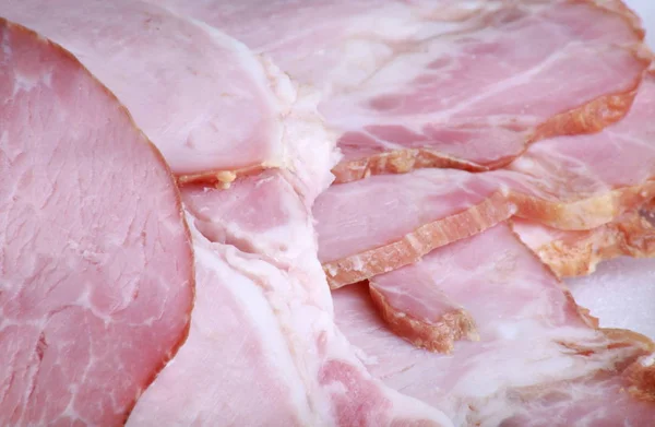 Ham Meat Food Background — Stock Photo, Image