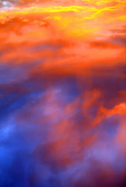 Закат Неба Летний Вечер — стоковое фото