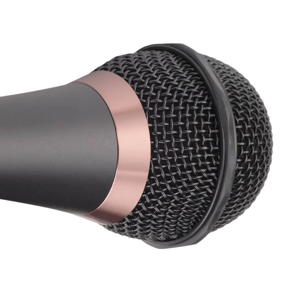 Microphone Dynamique Sur Fond Blanc — Photo