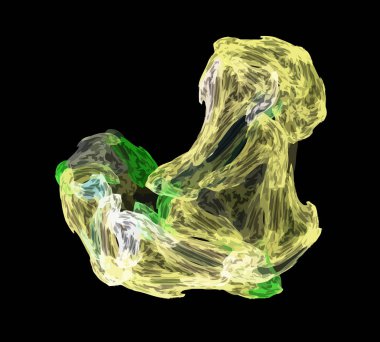 Dijital illüstrasyon vektör çizim