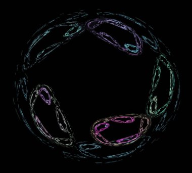 Dijital illüstrasyon vektör çizim