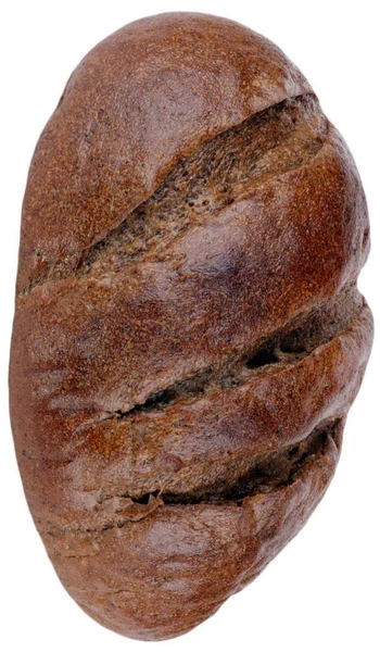Dark Bread White Background — Stock Photo, Image
