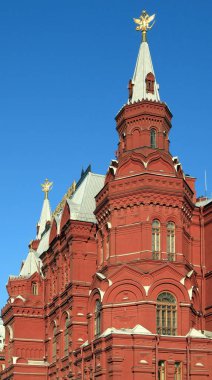 gökyüzü arka plan üzerinde Tarihi Müzesi