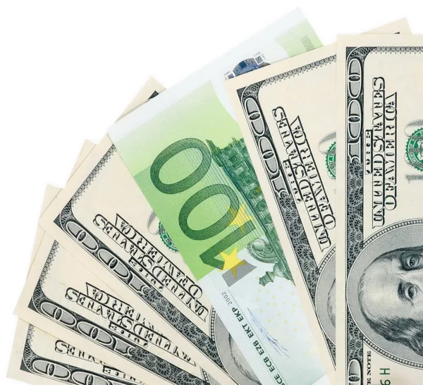 dolar ve euro üzerinde beyaz