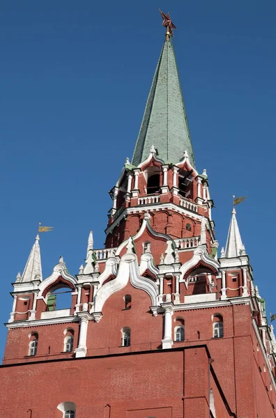 Torre Del Kremlin Fondo Del Cielo Centro Ciudad — Foto de Stock