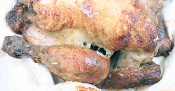 Lavash 中的鸡肉烧烤 — 图库照片