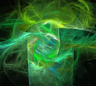 Dijital illüstrasyon vektör çizim