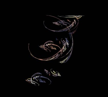 Dijital illüstrasyon vektör çizim