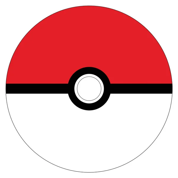 바탕에 Pokeball의 — 스톡 벡터