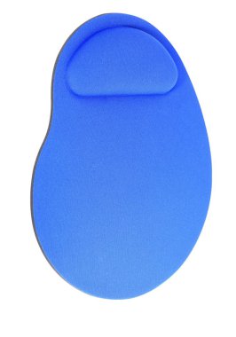 Beyaz arka plan üzerinde izole mavi Mouse Pad