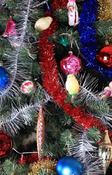 Speelgoed Groene Kerst Spar — Stockfoto