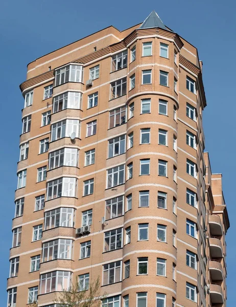 Borde Del Edificio Casa Fondo Del Cielo — Foto de Stock