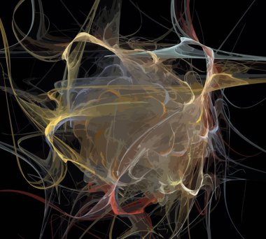 Dijital illüstrasyon vektör çizim