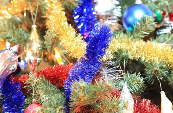 Juguetes Abeto Navidad Verde — Foto de Stock